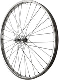Sta-Tru, 26'' Taiwan Steel 36H Silver, Wheel, Front, 26'' / 559, Holes: 36, Bolt-on, 100mm, Rim