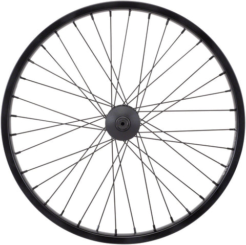 We The People Helix Front Wheel 20 3/8 x 100mm Rim Brake Black Clincher