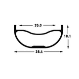 Stans No Tubes, Baron MK3, Wheel, Front, 29'' / 622, Holes: 32, 15mm TA, 110mm Boost, Disc IS 6-bolt