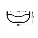 Stan's No Tubes Flow MK3 Front Wheel 27.5 15 x 110mm Boost 6Bolt Black