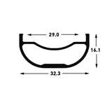 Stans No Tubes, Flow MK3, Wheel, Rear, 27.5'' / 584, Holes: 32, 12mm TA, 148mm, Disc IS 6-bolt, SRAM XD