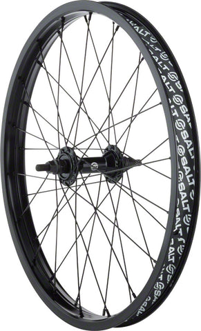 Salt Rookie Front Wheel 20 3/8 x 100mm Rim Brake Black Clincher