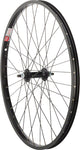 Sta-Tru Single Wall Front Wheel - 24 3/8 x 100mm Rim Brake Black Clincher